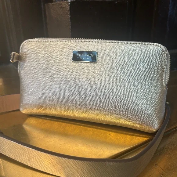 Kate Spade Gold Textured Clutch - Picture 2 of 12